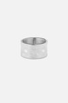 HAMMERED RING 12MM